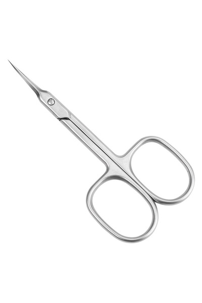 Choice مقص أمامي من الفولاذ المقاوم للصدأ على الطراز الروسي لإزالة الجلد الميت من أجل فن الأظافر والحواجب الحادة