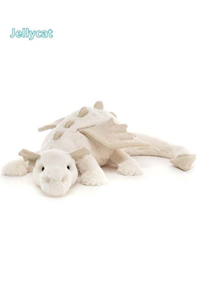 Jellycat 50cm Cute and Soft Dragon Series Plush Toy - White