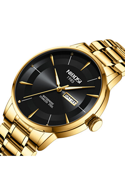 Choice نعم ساعة نيبوسي كوارتز فاخرة للرجال مقاومة للماء ومضيئة وتاريخ الأسبوع...