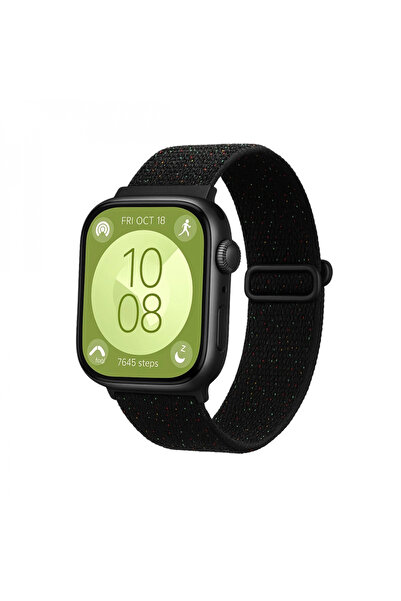 Genel Markalar Huawei Fit 4 Kordon - Benekli Siyah