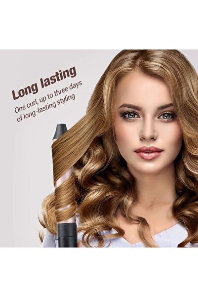 Boxely Professional 6-in-1 Hair Curler Set, Wet/Dry Electric, Ionic Ceramic, Auto Shut-off, 160–200°C, B