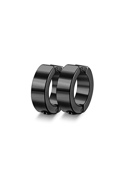 Choice 1 Pair A-Black 1 Pair/9 Pairs Non-Piercing Earrings Stainless Steel Cl...