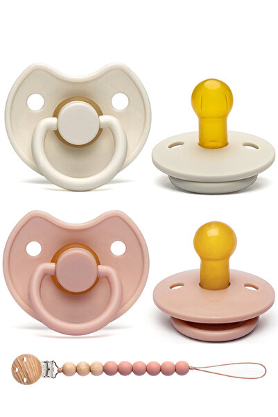 NEOX لهاية أطفال مع مشبك لهاية، من عمر 0 إلى 6 أشهر، لهاية أطفال ناعمة طبيعية...