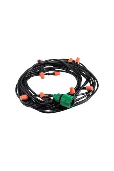 Boxely Sistem de răcire cu ceață pentru exterior cu 20 de duze, conexiune fur...