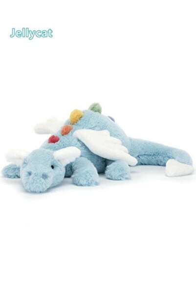 Jellycat 50cm Cute and Soft Sky Dragon Series Plush Toy - Blue