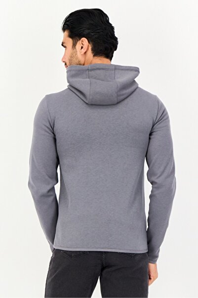 CELIO Men Quilted Puffer Jacket, Grey