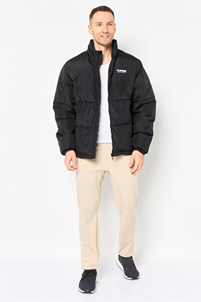 hummel Men Sportswear Fit Long Sleeve Outdoor Jacket, Black