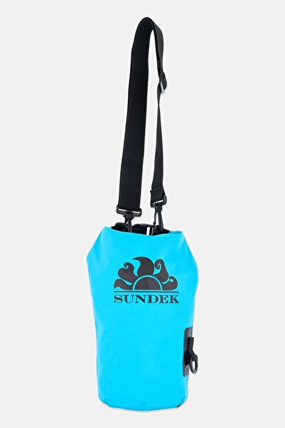 SUNDEK Women Brand Logo Tube Bag, Turquoise