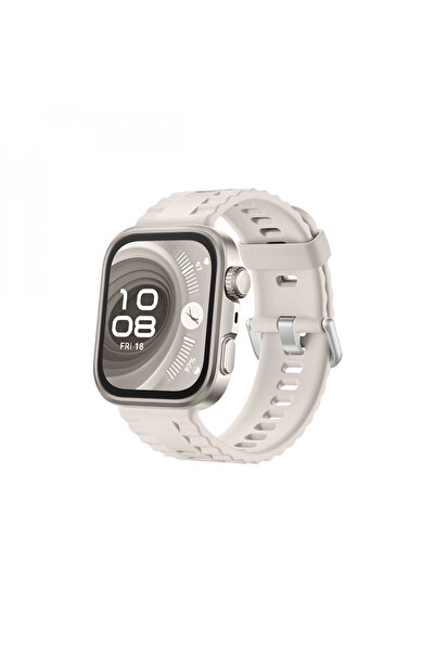 Genel Markalar Huawei Fit 4 Nova Silikon Kordon - Bej