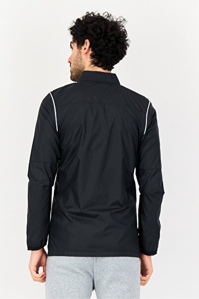 Nike Men Sportswear Fit Long Sleeve Football Jacket, Black