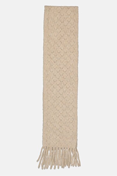 Reserved Women Textured Scarves, Beige