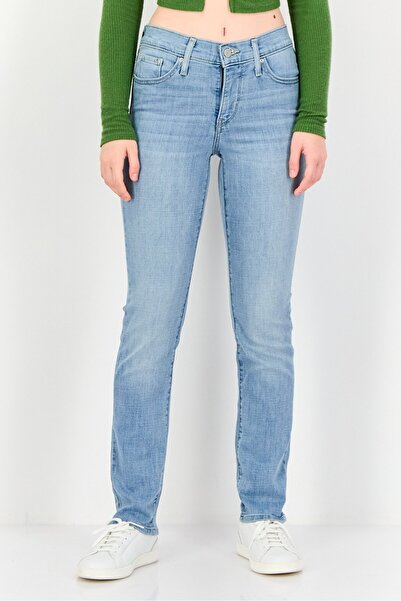 Levi's Women Slim Fit Washed Stretchable 312 Shaping Jeans, Light Blue