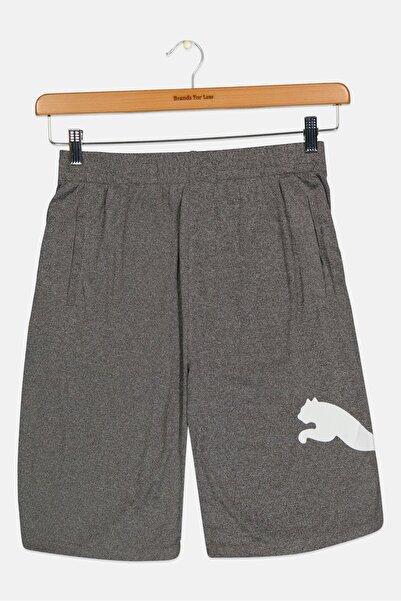 Puma Kids Boy Sportswear Fit Training Shorts, Grey