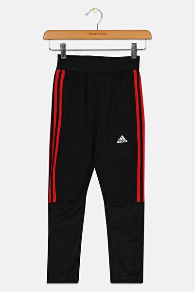 adidas Kids Boy Brand logo Outdoor Track Pants, Black