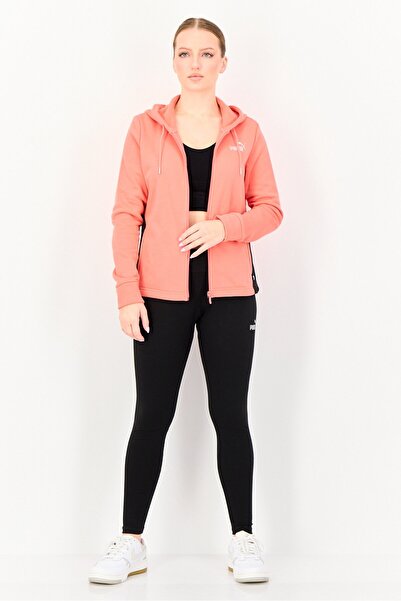 Puma Women 2 Pieces Sportswear Fit Brand Logo Outdoor Hoodie And Leggings, Multicolor