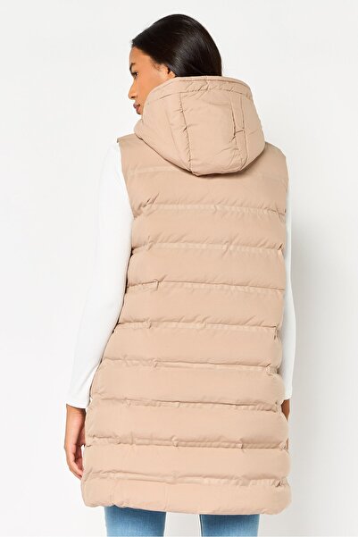 Bcbgeneration Women Plain Puffer Jacket, Beige