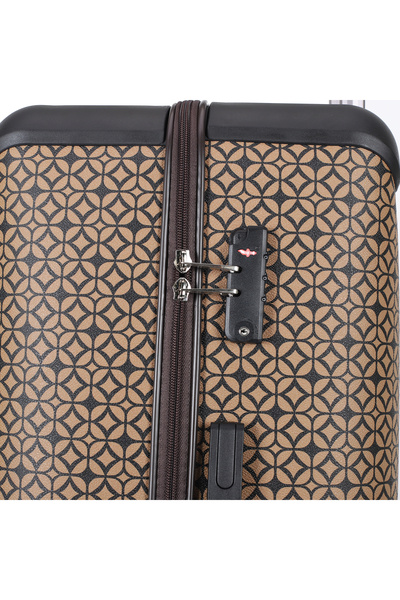 BBC BBC brand 4-piece fiber bag set with leather cover