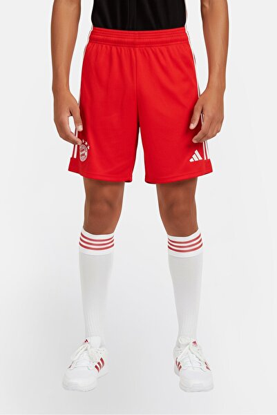 adidas شورت تدريب رياضي مناسب للأولاد من Kids Boys، باللون الأحمر