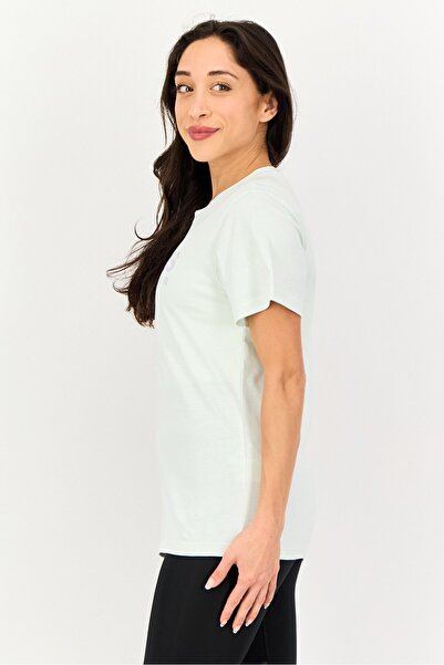 adidas Women Sportswear Fit Short Sleeve Outdoor T-Shirt, Mint Green