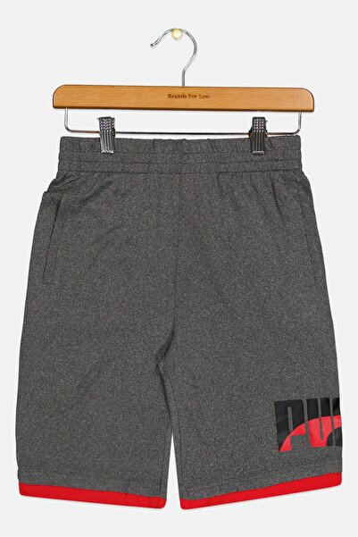 Puma Kids Boy Sportswear Fit Training Shorts, Grey