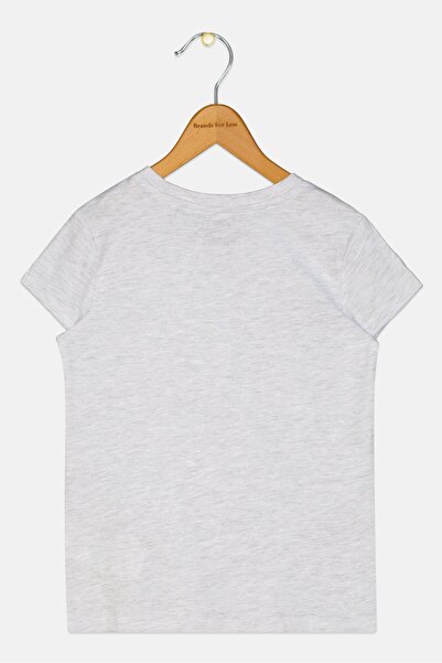 Puma Kids Girl Sportswear Fit Short Sleeve Outdoor T-Shirt, Grey