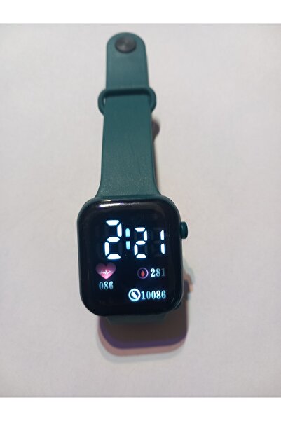 Fashion Johny Silicone Electronic Watch Set-Green