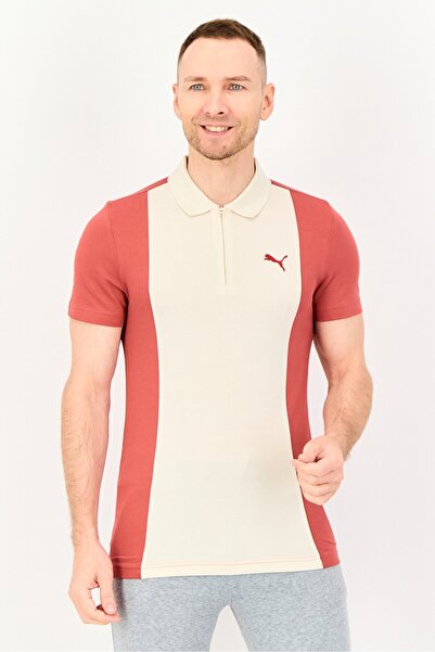 Puma Men Sportswear Fit Short Sleeve Elevated Outdoor Polo Shirt, Multicolor