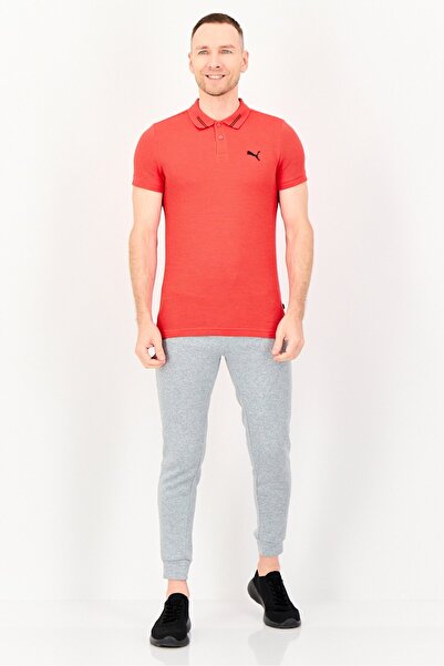 Puma Men Slim Fit Short Sleeve Outdoor Polo Shirt, Red