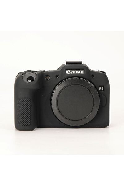 Choice جراب حماية ناعم من السيليكون لكاميرا Canon Eos R8 باللون الأسود، جراب حماية ناعم من السيليكون الرقمي، مريح الملمس