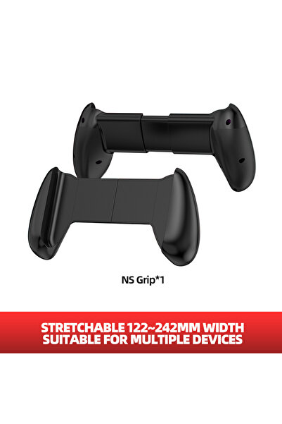 Choice حامل حماية قابل للاستبدال بمقبض يد J01BLAKC لحافظة NS Switch OLED المحمولة باليد