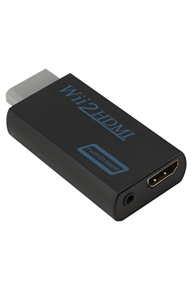 Choice black WII To HDMI For Wii to HDMI-compatible Adapter Converter 3.5mm Audio For PC HDTV Monitor 1080P