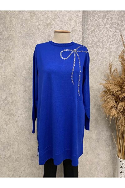 Turtaş 26K3130 TUNİK MERSERİZE TAŞLI KURDELE DETAYLI SAX