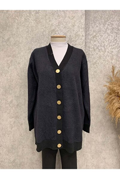 Turtaş 26K3112 HIRKA TRİKO DÜĞMELİ SİYAH