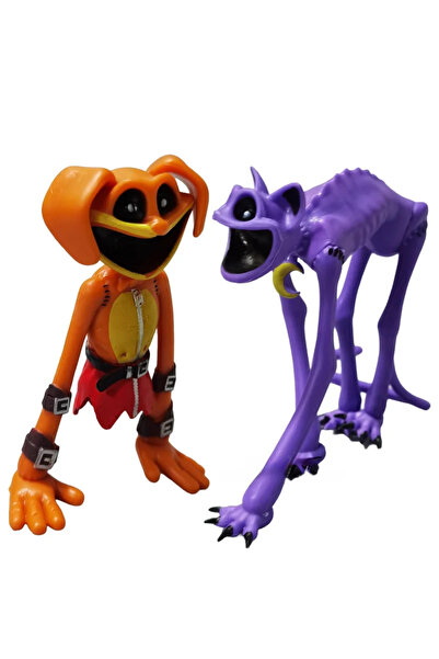 Choice 2 قطعة من دمى الحيوانات المبتسمة المرعبة، دمية أنمي قطة وكلب، دمية كرت...