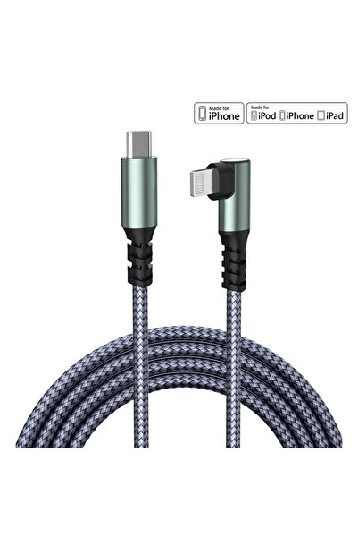 Choice كابل لايتننج من النايلون المضفر بطول متر واحد من LAIHONEN بطول 1 متر و...