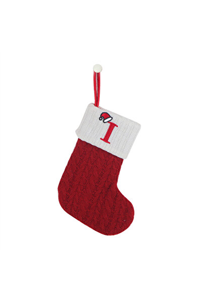 Choice كما في الصورة، جوارب عيد الميلاد، حياكة حروف ندفة الثلج، زينة عيد المي...