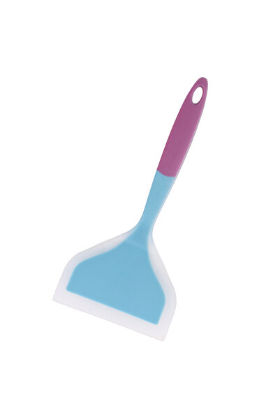 Choice أدوات مقلاة زرقاء متعددة الأغراض غير لاصقة - ملعقة بيض من السيليكون، و...