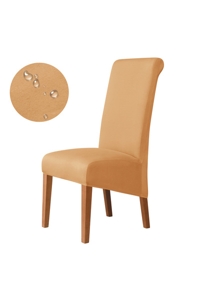 Choice 1 قطعة A11 1 قطعة غطاء كرسي طعام من الإسباندكس بلون سادة مقاس XL وواقي...