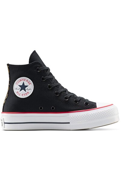 Converse Sneakers Chuck Taylor All Star Lift Platform Leopard, Black, Unisex