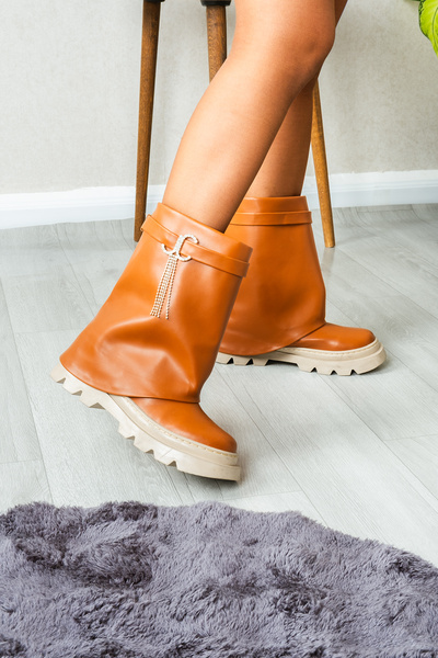 nuvora Дівчачі та жіночі водонепроникні зимові пухнасті черевики з підкладкою