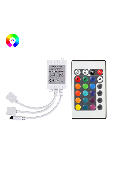 Choice جهاز تحكم عن بعد بدون بطارية، 24 مفتاحًا، جهاز استقبال، وحدة تحكم RGB،...