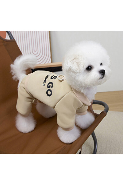 Choice معطف شتوي دافئ للكلاب الصغيرة والمتوسطة الحجم، بيج اللون، مقاس XXL، مل...