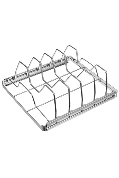 Choice رف ضلوع من الفولاذ المقاوم للصدأ من Silver Leeseph للشواء، رف تحميص ضل...