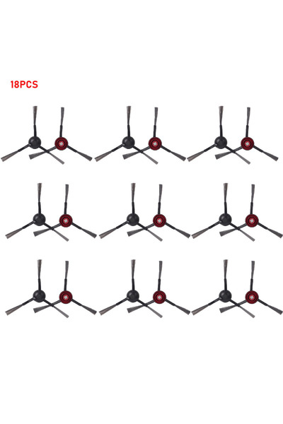 Choice 18PCS Side Brushes Parts For Ecovacs N5/N8/N8+/N8 Pro/T5/T8/T8 Aivi/T9 max/X1 OMNI/X1 TURBO/T20 PRO/