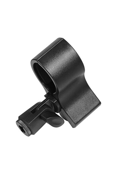 Choice1 black Microphone Clip Clamp Microphone Handhold Clip Clamp Holder Wit...