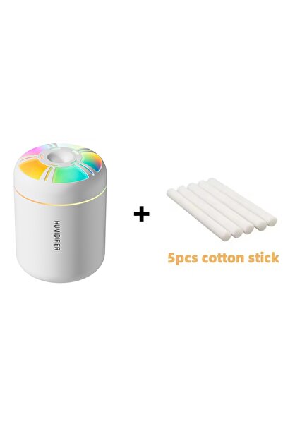 Choice White-5 filters 180ML Mini Air Humidifier Electric USB Aroma Diffuser Essential Oil Purifier Aromath