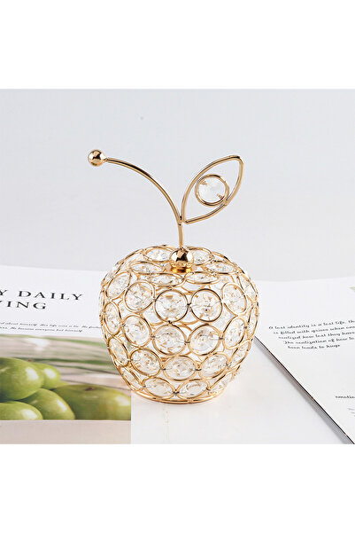 Choice زخارف كريستالية إبداعية من التفاح، أحجار الراين البراقة، أشكال أناناس ...