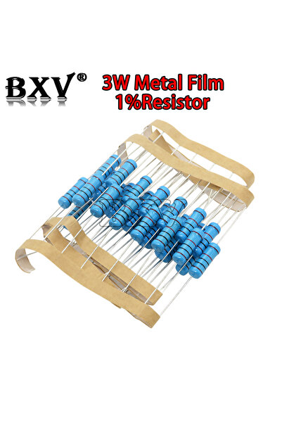 Choice93 1 كيلو 3 واط مقاومة غشاء معدني 1% 10 قطع/مجموعة 1R ~ 1M 1R 4.7R 10R ...