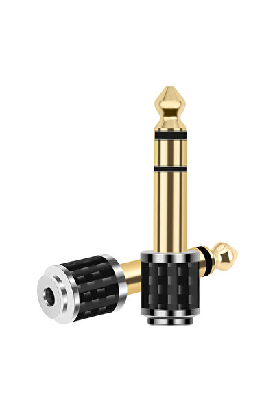 Choice قطعتان، من 1 إلى 5 قطع، محول سماعة رأس ستيريو من 1/4 بوصة إلى 1/8 بوصة...