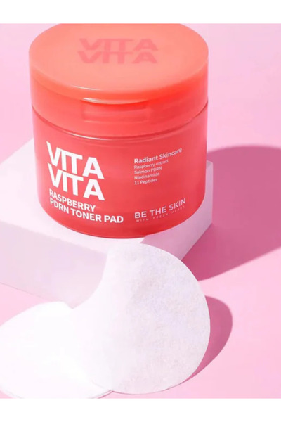 Be The Skin Vita Vita BE THE SKIN Vita Raspberry PDRN Cotton Pads 60PCS